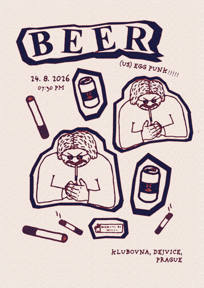 BEER (US) + CHROM — Klubovna, Praha